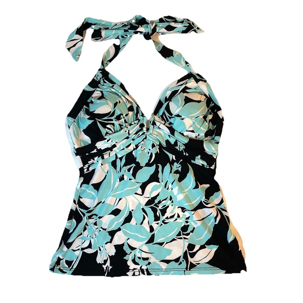 Cache Halter Top Womens Small S Floral Blouse